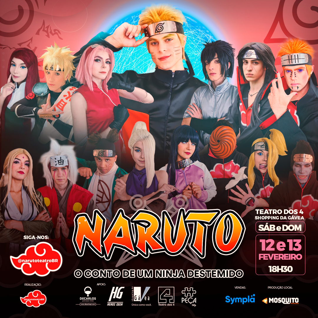 Monte um ninja e te daremos um arco de Naruto para você assistir